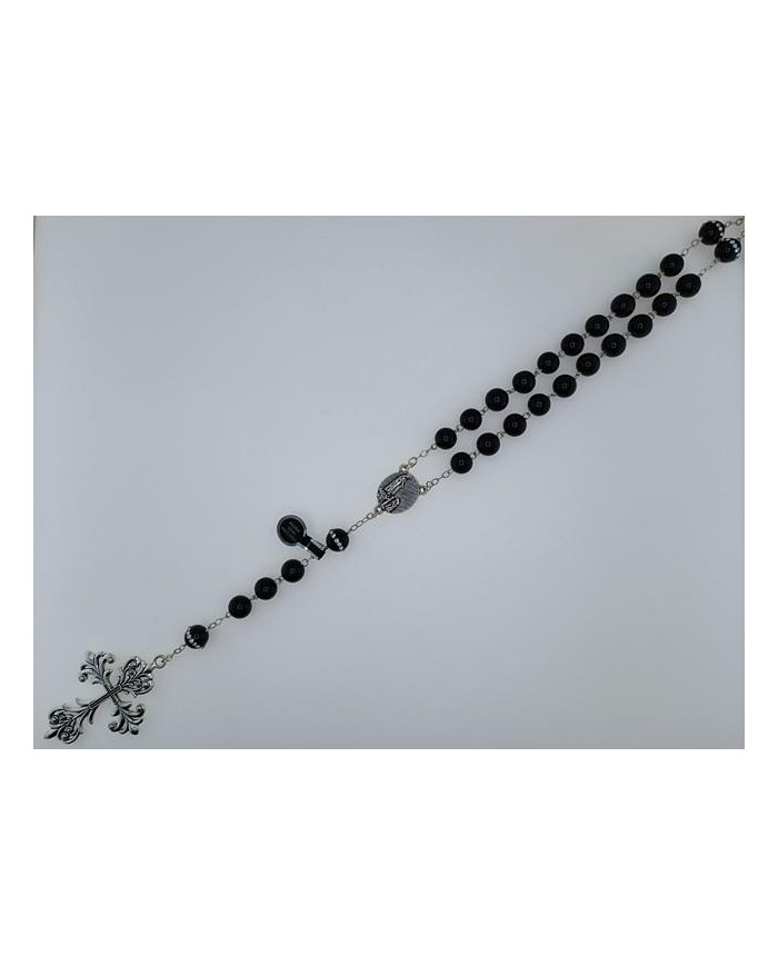 TERCO PEDRA 10MM ONIX+ PN ONIX BRILHANTES