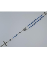 ROSARY PEARL 6MM + ROSE ZAMAC