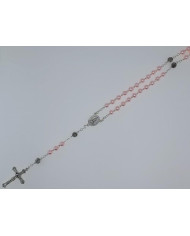 ROSARY PEARL 6MM + ROSE ZAMAC