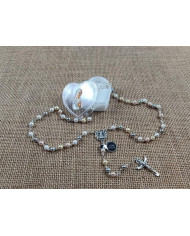 TERCO PEROLA CONCHA NATURAL 6MM COLORIDA C/CX