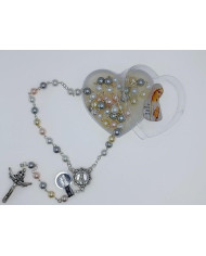 TERCO PEROLA CONCHA NATURAL 6MM COLORIDA C/CX