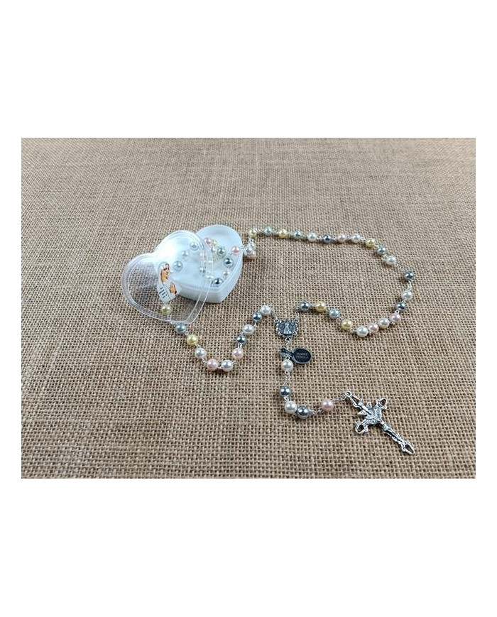 TERCO PEROLA CONCHA NATURAL 8MM COLORIDA C/CX