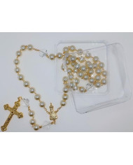 TERCO PEROLA 10MM + CRUZ TRANSP. C/ CX