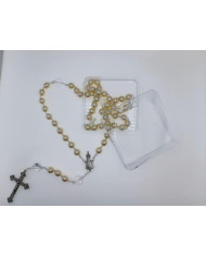 TERCO PEROLA 10MM + CRUZ TRANSP. C/ CX