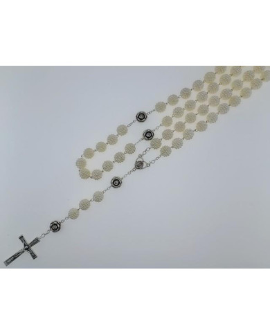 TERCO PLASTICO RED 12MM BOLINHAS + ROSA C/ CX