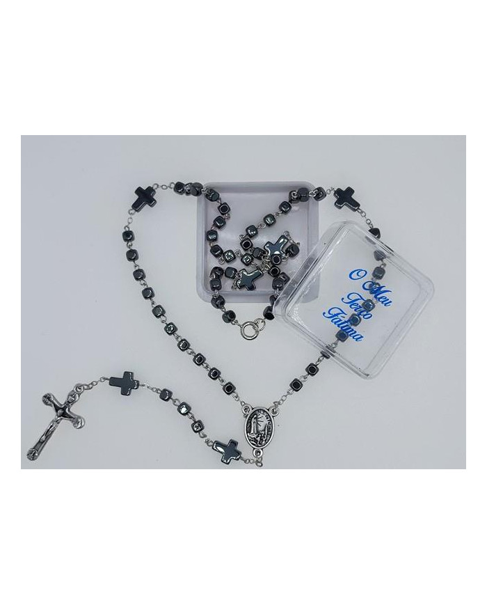 TERCO HEMATITE CUBO 4MM + CR F C/ CX