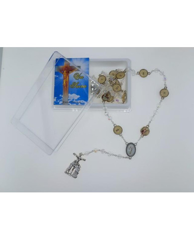 TERCO CRISTAL 7MM VIA SACRA C/ RESINA