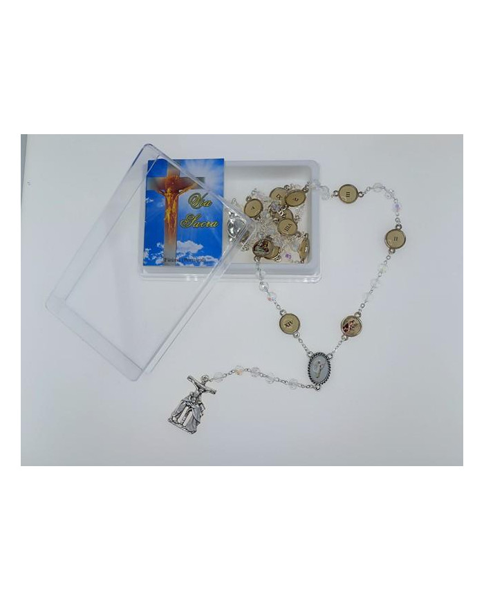 TERCO CRISTAL 7MM VIA SACRA C/ RESINA