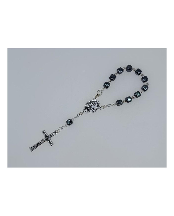 DEZENA HEMATITE CUBO 4MM F