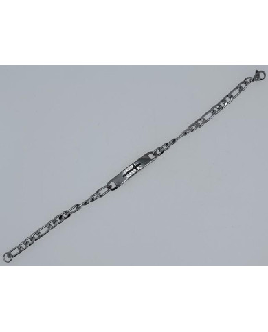 PUL CORRENTE ACO CHAPA COM CRUZ DESENHADA