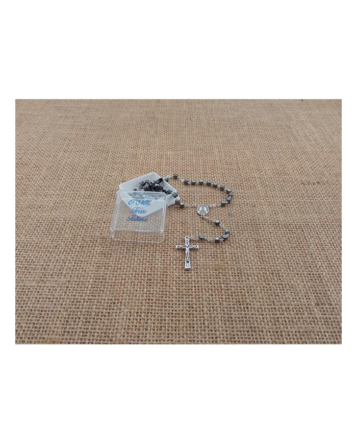 TERCO HEMATITE CUBO 4MM C/ CX