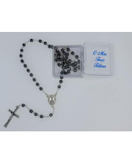 TERCO HEMATITE CUBO 4MM C/ CX