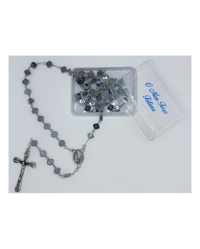 TERCO HEMATITE HEZAGONO 7MM P