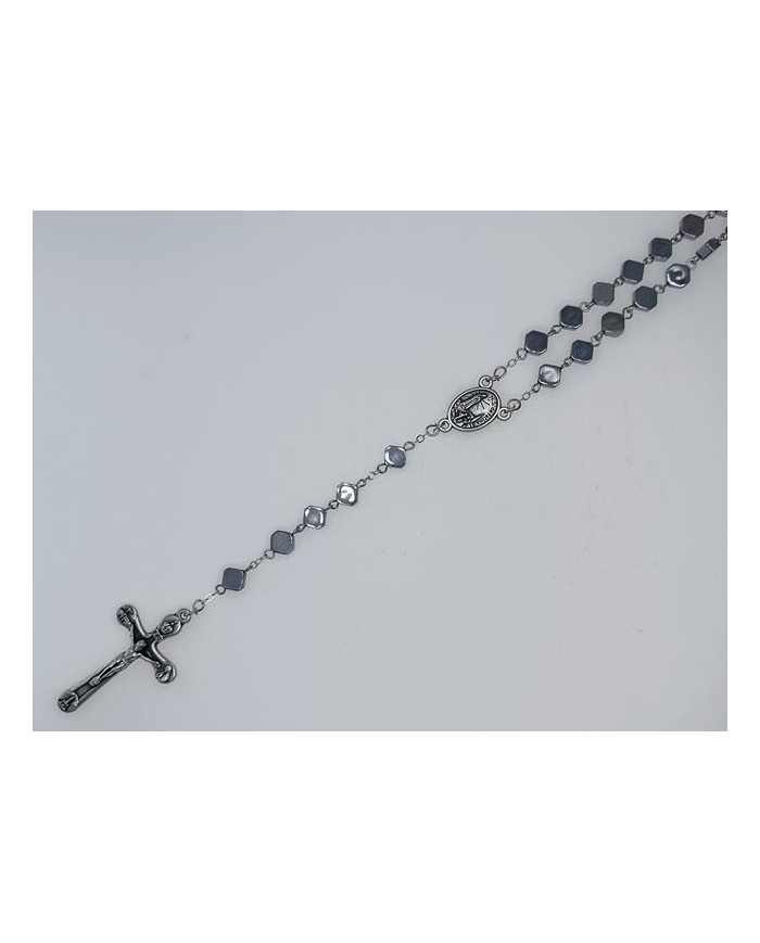 TERCO HEMATITE HEZAGONO 7MM P