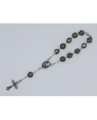 DEZENA PLASTICO RED 10MM ROSA METAL F