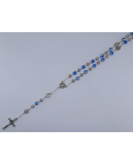 GLASS ROSARY WITH 6MM + ZAMAK SB