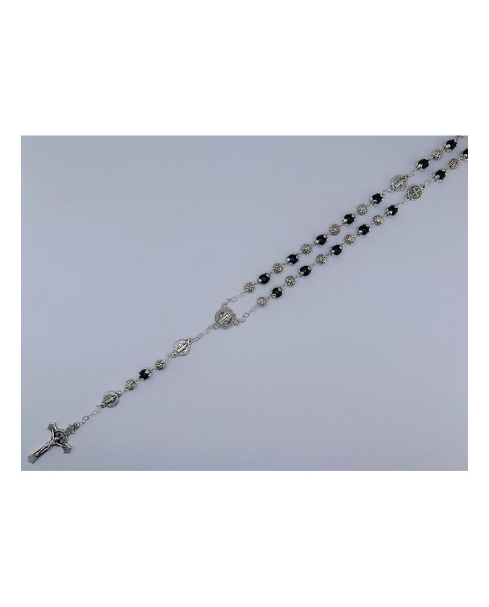 GLASS ROSARY WITH 6MM + ZAMAK SB