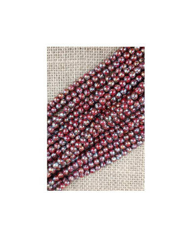 FIADA 68 CT HEMATITE REDONDA 6MM MATIZADO