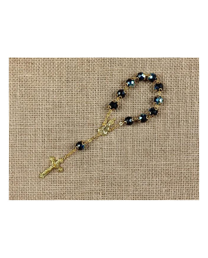 DEZENA CRISTAL 12MM ANI. OR