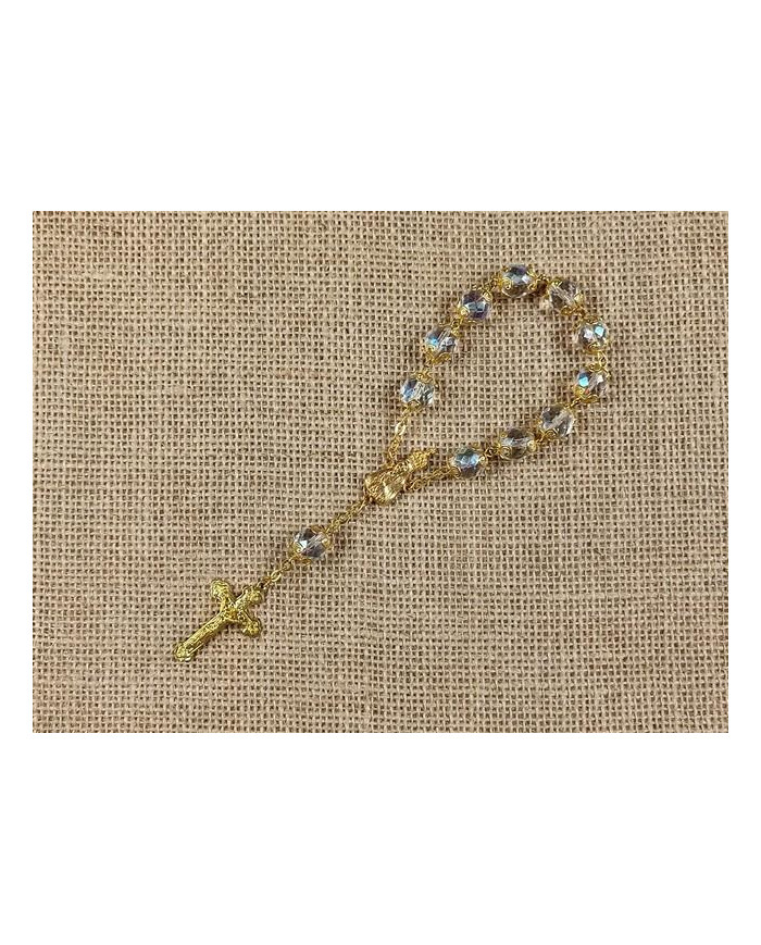 DEZENA CRISTAL 12MM ANI. OR