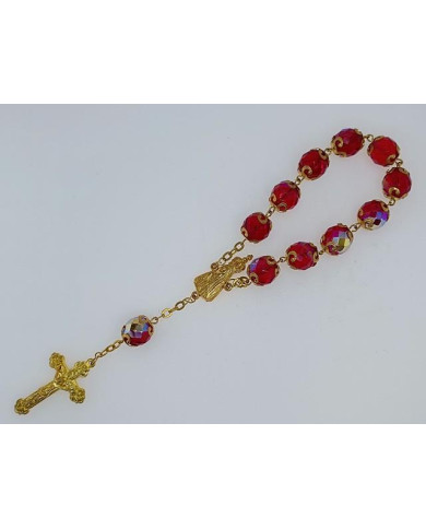 DEZENA CRISTAL 12MM ANI. OR