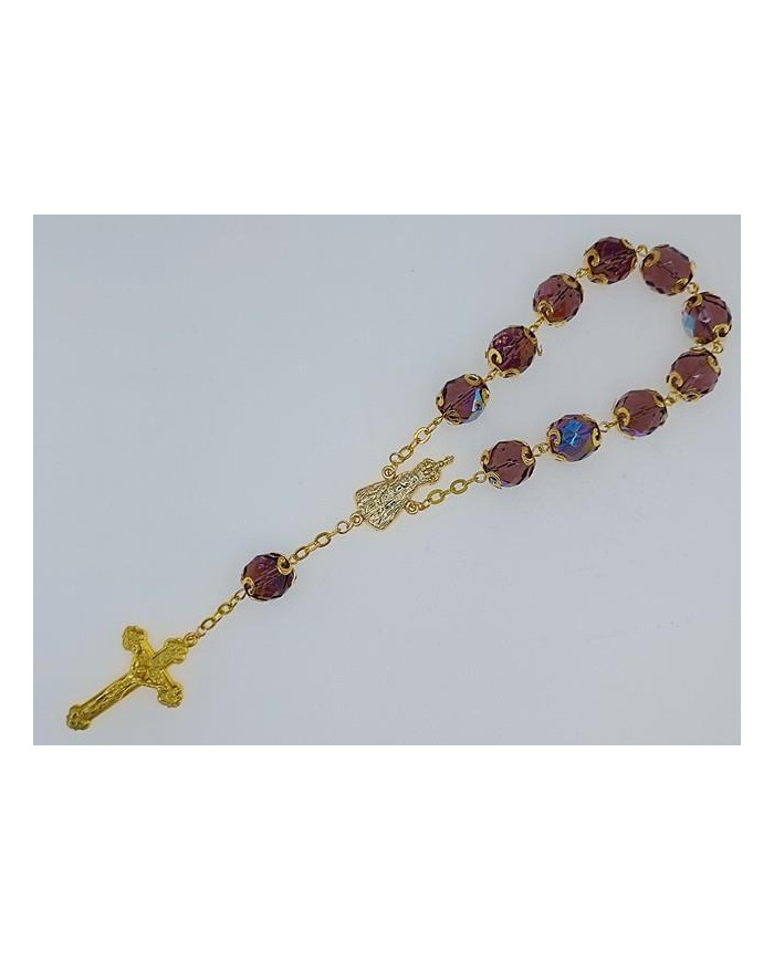 DEZENA CRISTAL 12MM ANI. OR