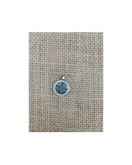 MEDALHA ACO RED 18MM BRILHANTES RECORT TREVO