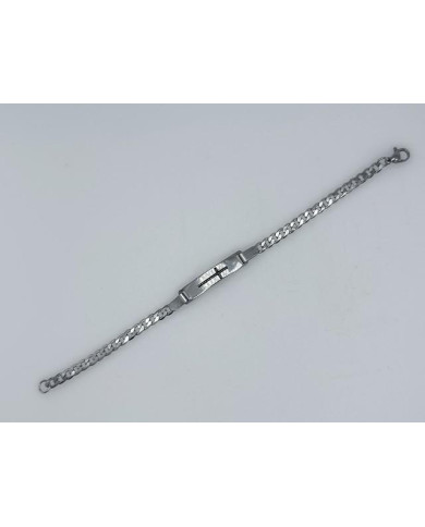 PUL CORRENTE ACO CHAPA COM CRUZ DESENHADA