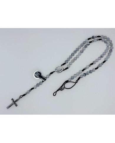 ROSARY CORD STONE 6MM WITH BUST