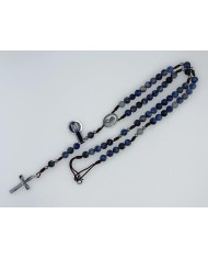 ROSARY CORD STONE 6MM WITH BUST