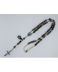ROSARY CORD STONE 6MM WITH BUST