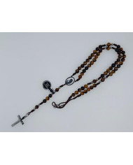 ROSARY CORD STONE 6MM WITH BUST