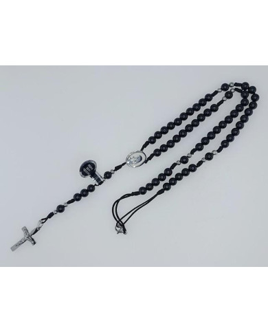 ROSARY CORD STONE 6MM WITH BUST