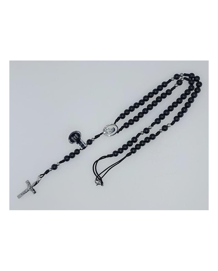 ROSARY CORD STONE 6MM WITH BUST