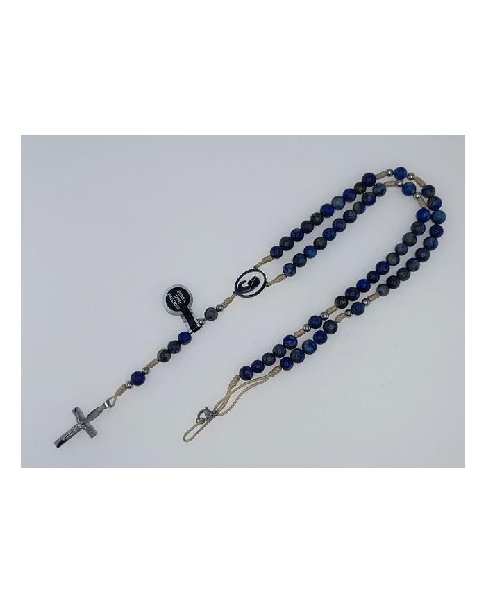 ROSARY CORD STONE 6MM WITH BUST