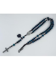 ROSARY CORD STONE 6MM WITH BUST