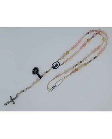 ROSARY CORD STONE 6MM WITH BUST