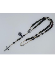 ROSARY CORD STONE 6MM WITH BUST
