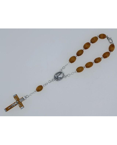 DEZENA MADEIRA OVAL 8X10MM