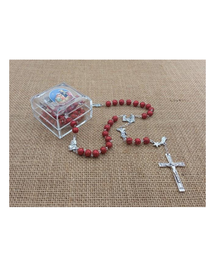 TERCO VIDRO BRILHANTINA 8MM NATAL