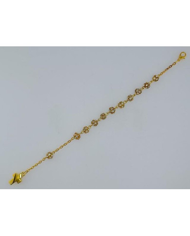 PULSEIRA STRASSBALL 6MM CRIST. TRANSP DOUR.