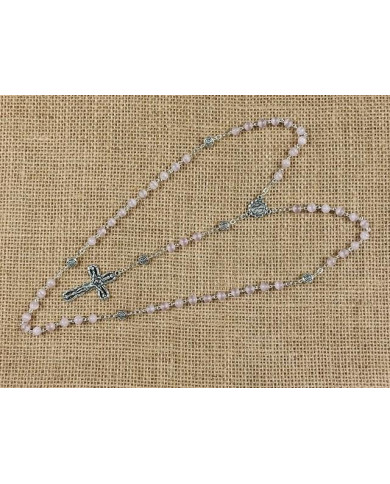 CAT S EYE GLASS ROSARY + R
