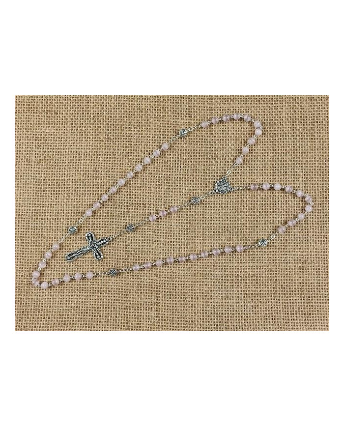 CAT S EYE GLASS ROSARY + R