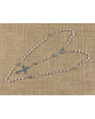 CAT S EYE GLASS ROSARY + R