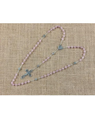 CAT S EYE GLASS ROSARY + R