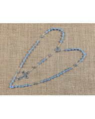 CAT S EYE GLASS ROSARY + R