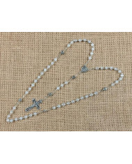 CAT S EYE GLASS ROSARY + R
