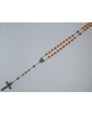 CAT S EYE GLASS ROSARY + R