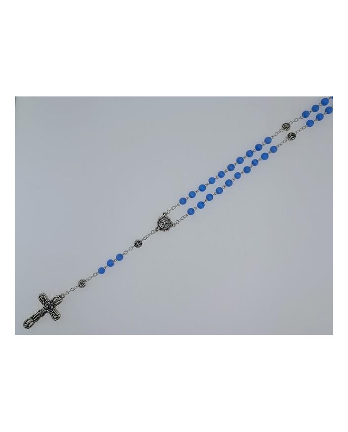 CAT S EYE GLASS ROSARY + R