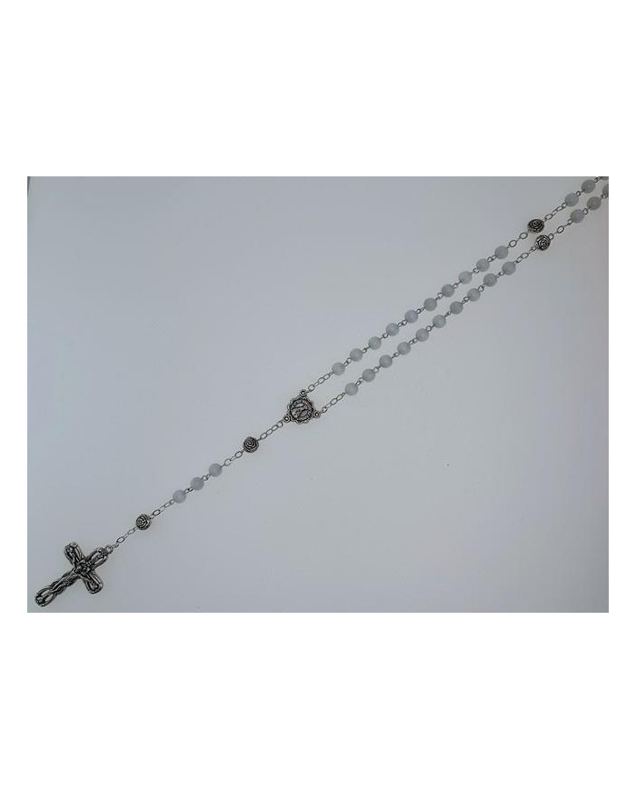 CAT S EYE GLASS ROSARY + R
